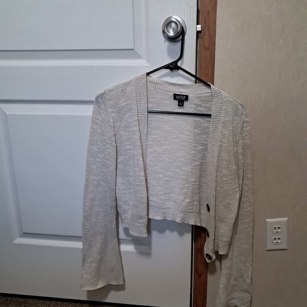 Crop cardigan sweater